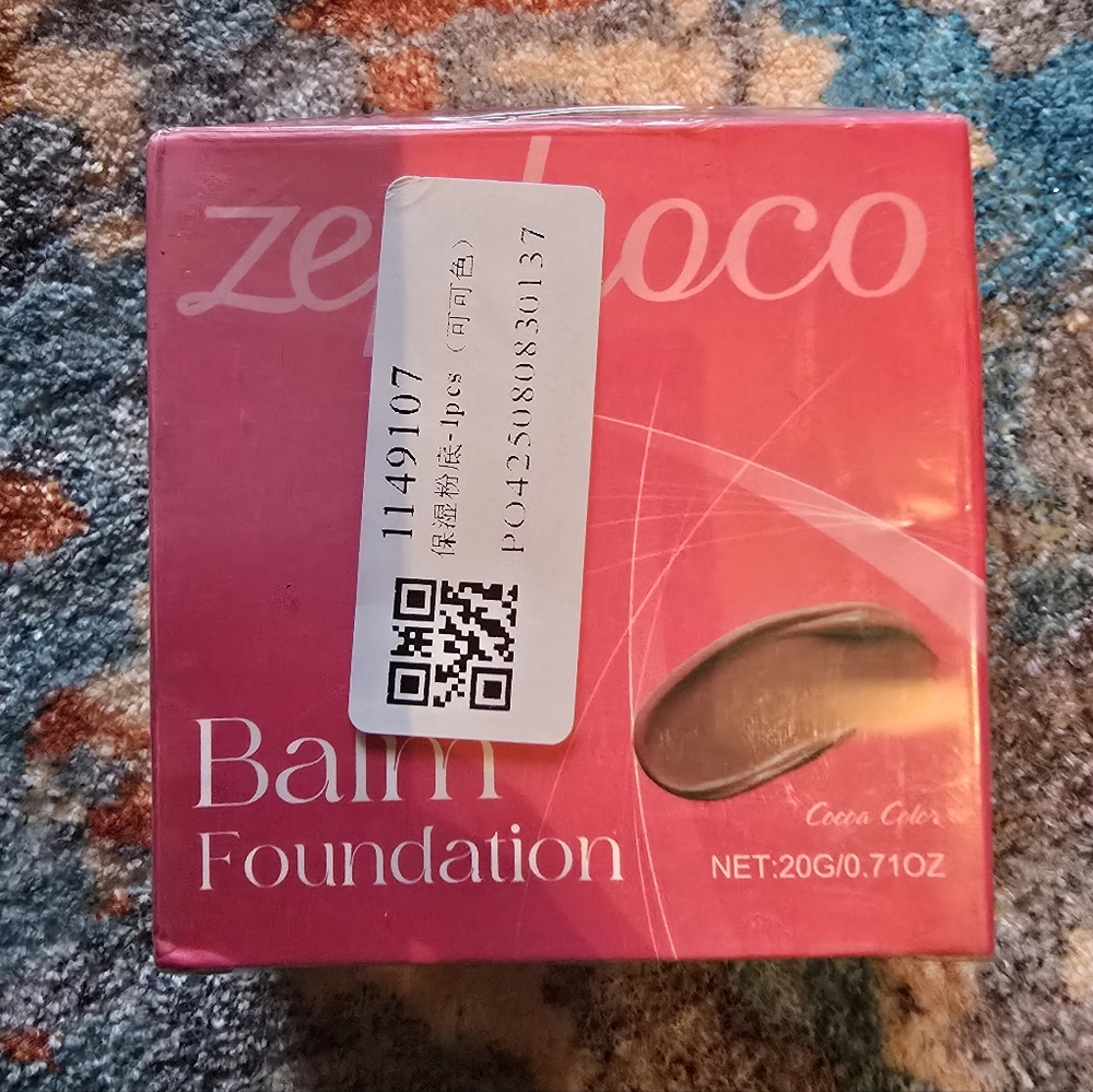 NWT Zephoco Balm Foundation 20g Cocoa Color